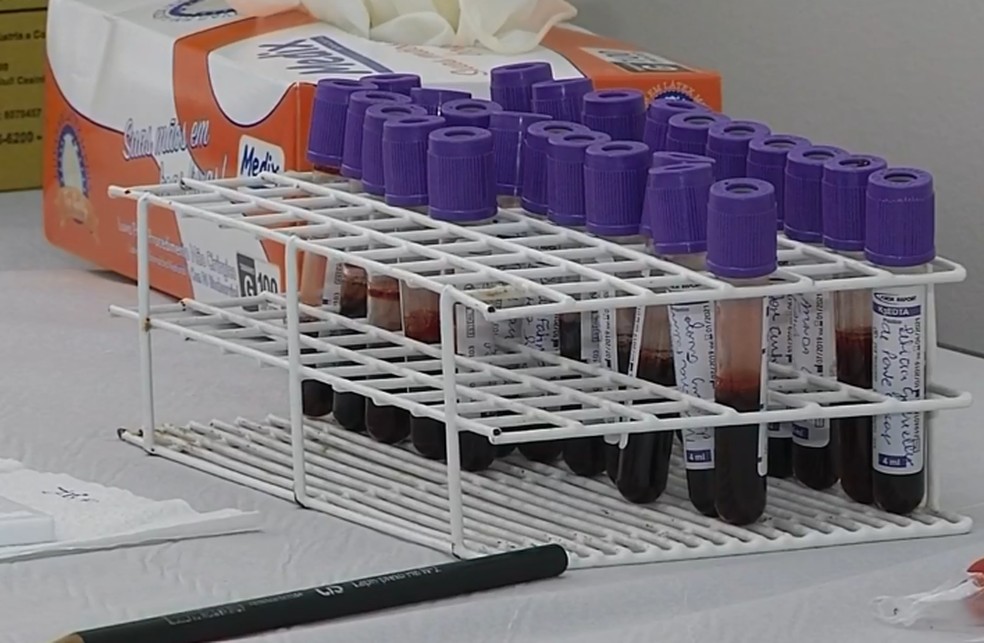 De 1024 pessoas testadas, 90 foram diagnosticadas com Covid-19 em Lençóis Paulista — Foto: TV TEM/Reprodução