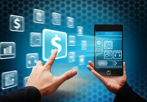 Pagamento digital ; pagamento por celular ; banco digital ; fintech ; online banking ;  (Foto: Shutterstock)