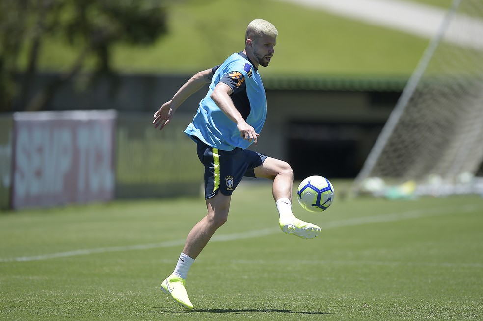 Caio Henrique em treino pela seleção olímpica — Foto: Divulgação / CBF