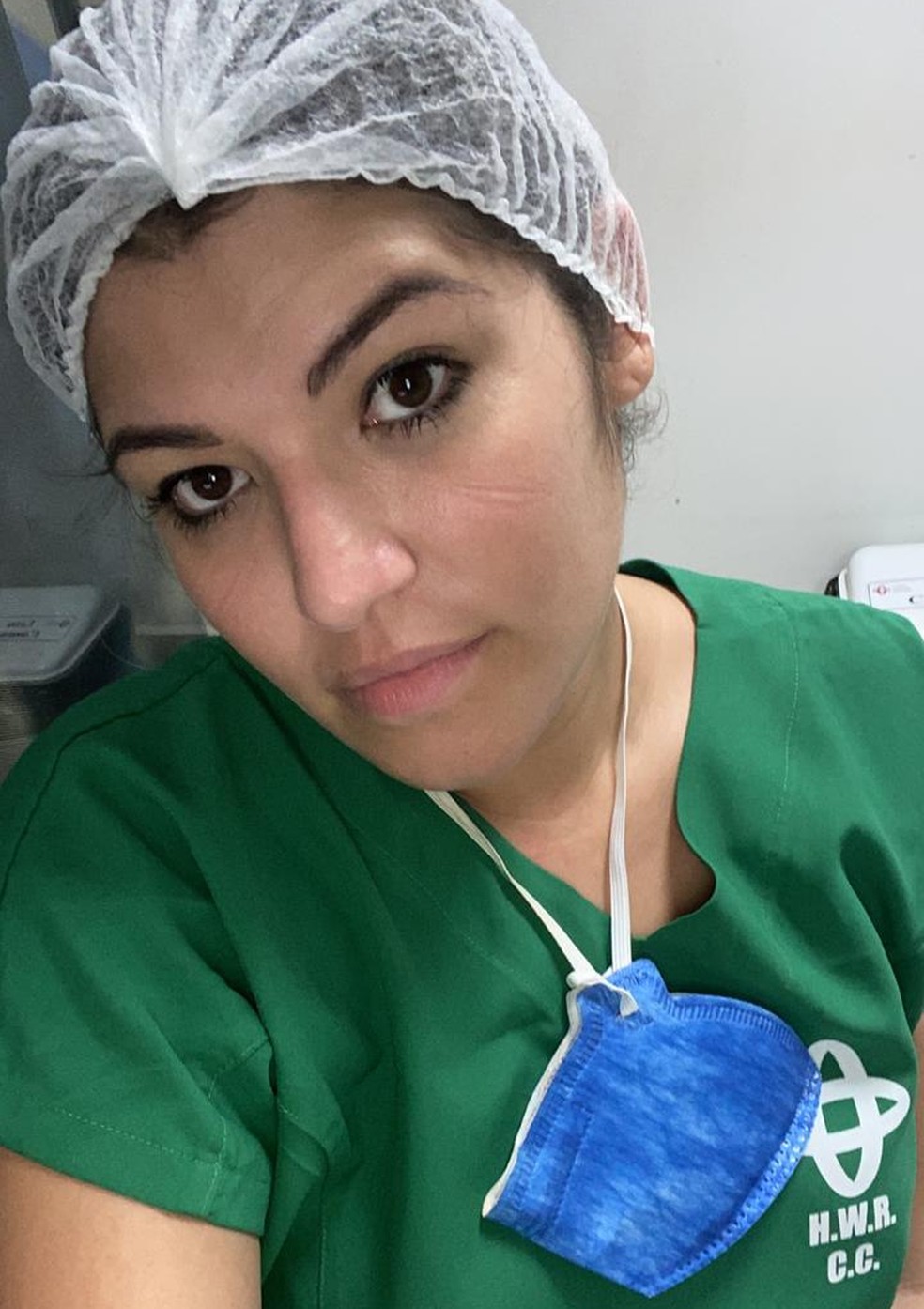 Enfermeira atende em duas unidades de Mossoró — Foto: Cedida