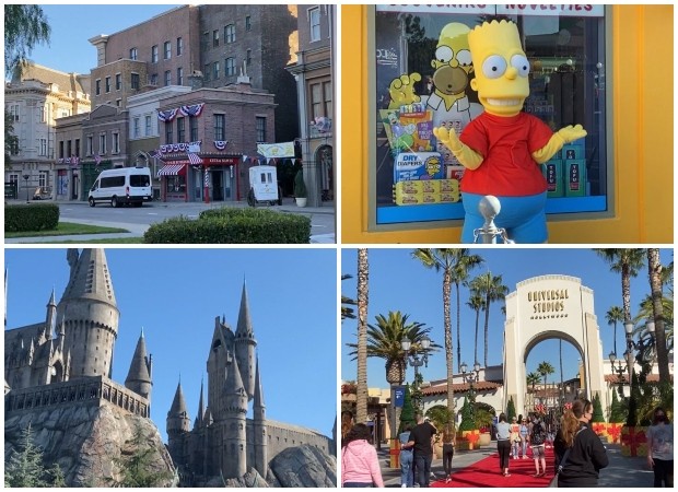 Área de Simpsons na Universal Studios Hollywood (Foto: Quem)