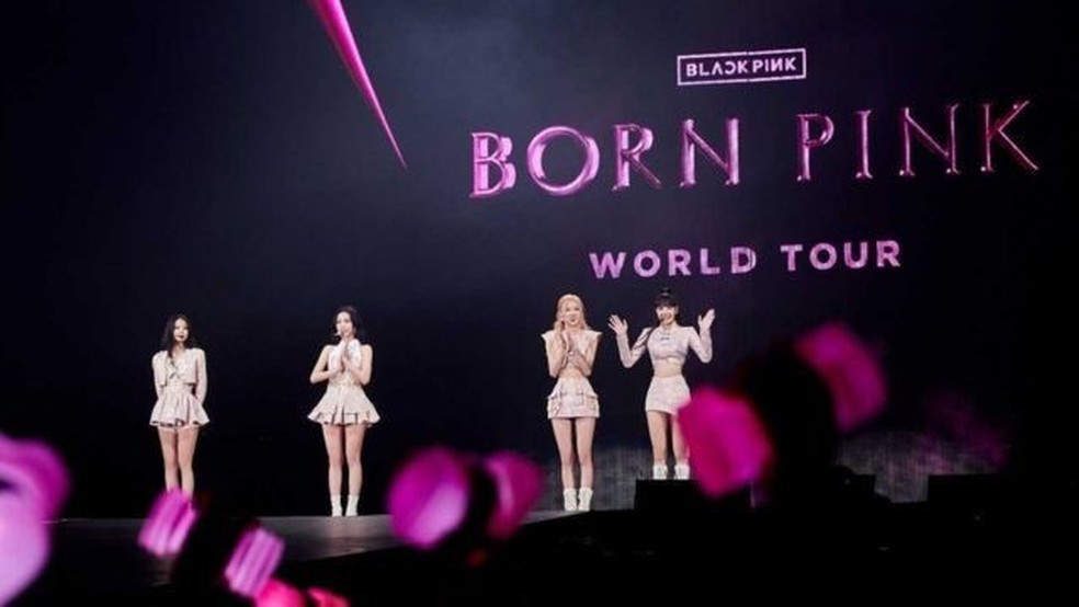 As superestrelas do grupo de K-pop Blackpink também estão usando o metaverso para alcançar um público mais amplo — Foto: YG Entertainment