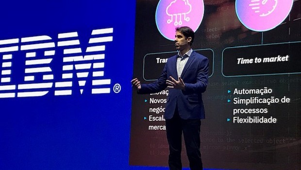 Rodolfo Linhares, diretor LA de Cloud Application Services da IBM Brasil durante o o IBM Think Summit Brasil em São Paulo (Foto: Divulgação)