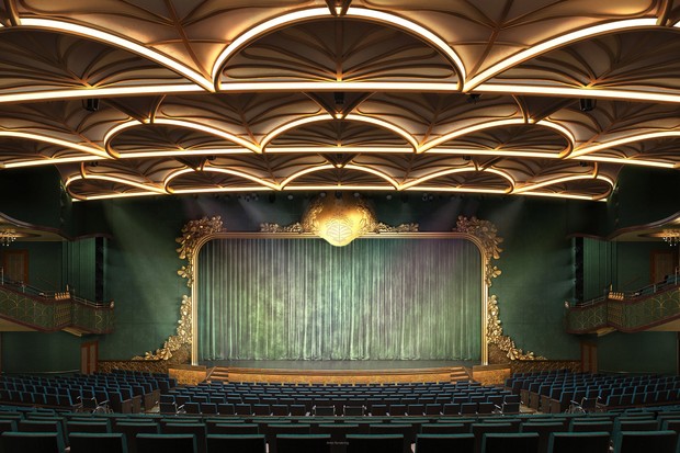 Teatro do Disney Wish (Foto: Disney/Divulgação)