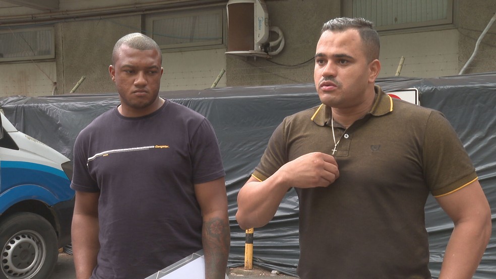 Filhos de empregada doméstica que diz ter sido agredida por filha de patroa, no DF — Foto: TV Globo/Reprodução