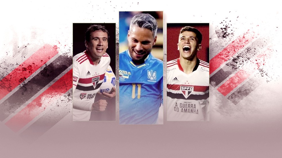 Pablo, Marlos e Vitor Bueno sero jogadores do Athletico em 2022  Foto: Infoesporte