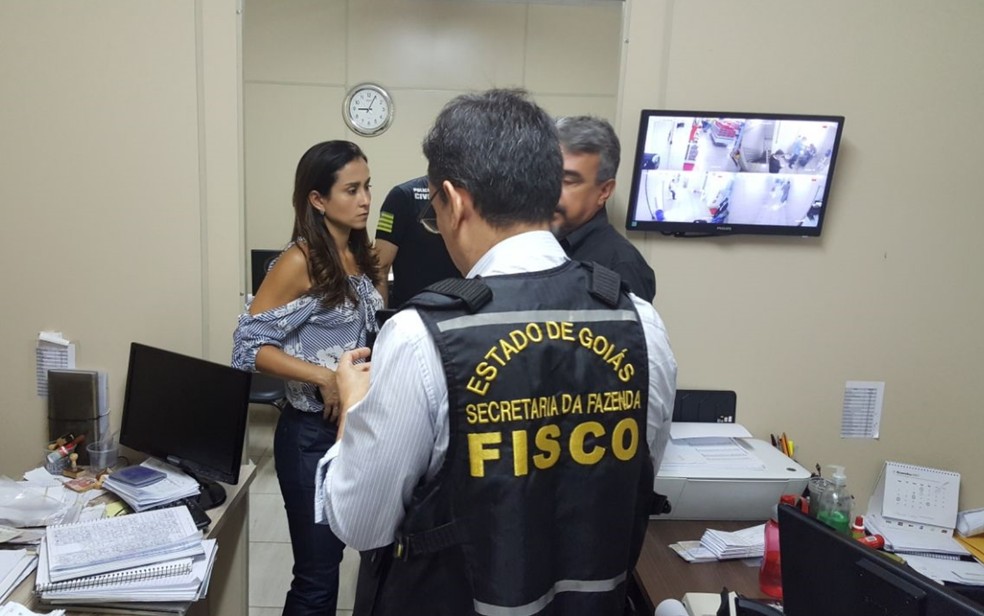 Operação do MP combate sonegação fiscal em empresas de Goiânia (Foto: Divulgação)