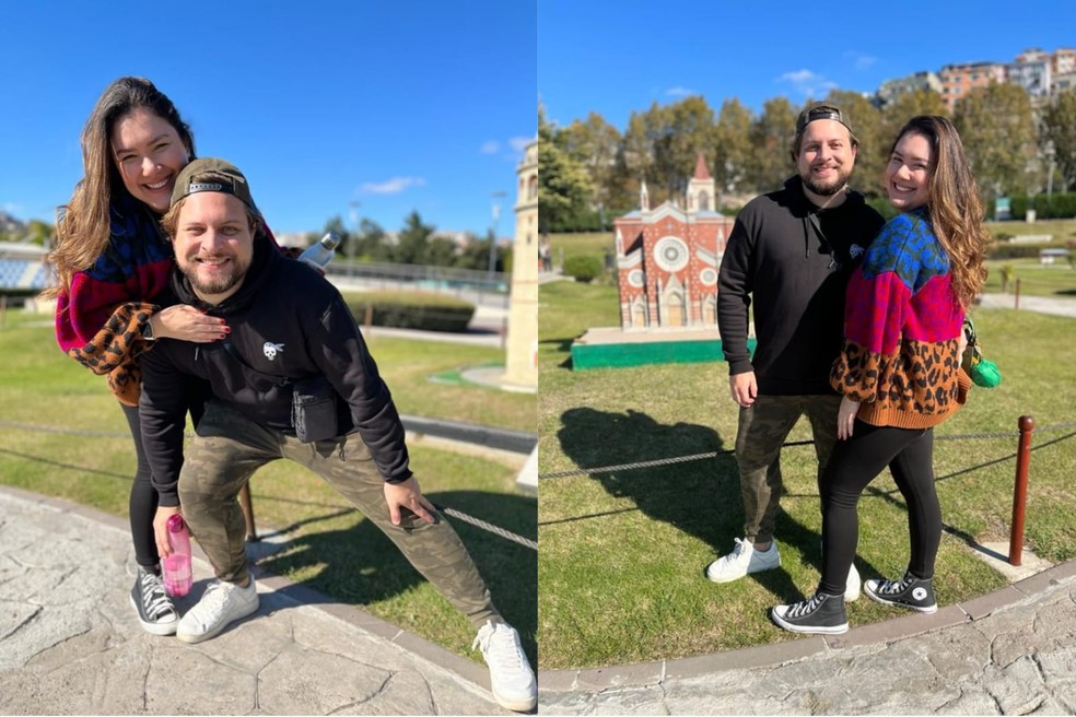 Casal cearense mora na Turquia há quase dois anos. — Foto: Arquivo pessoal