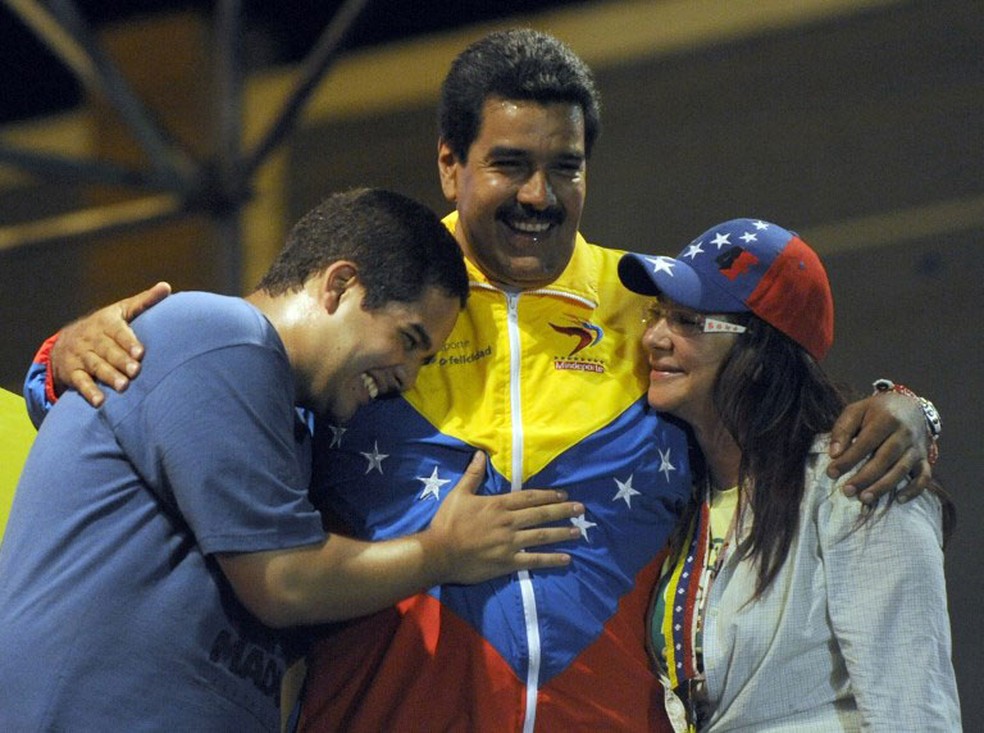 Nicolas Ernesto Maduro Guerra, filho do presidente da Venezuela, que também é conhecido com o ‘Nicolasito’ em foto de abril de 2006   (Foto: Juan Barreto / AFP )