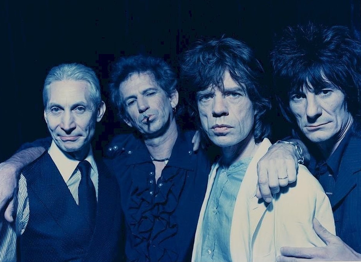 Charlie Watts, Keith Richards, Mick Jagger e Ronnie Wood, os Rolling Stones (Foto: Reprodução / Instagram)