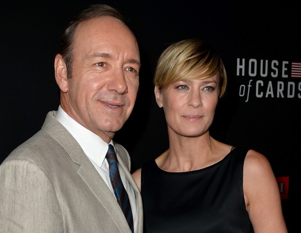 Robin Wright e Kevin Space (Foto: Getty Images)