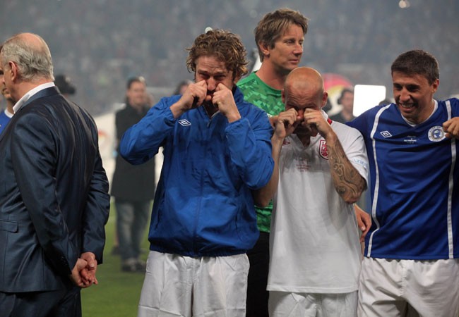  Gerard Butler, Mike Myers e Freddie Ljungberg (Foto: Getty Images)