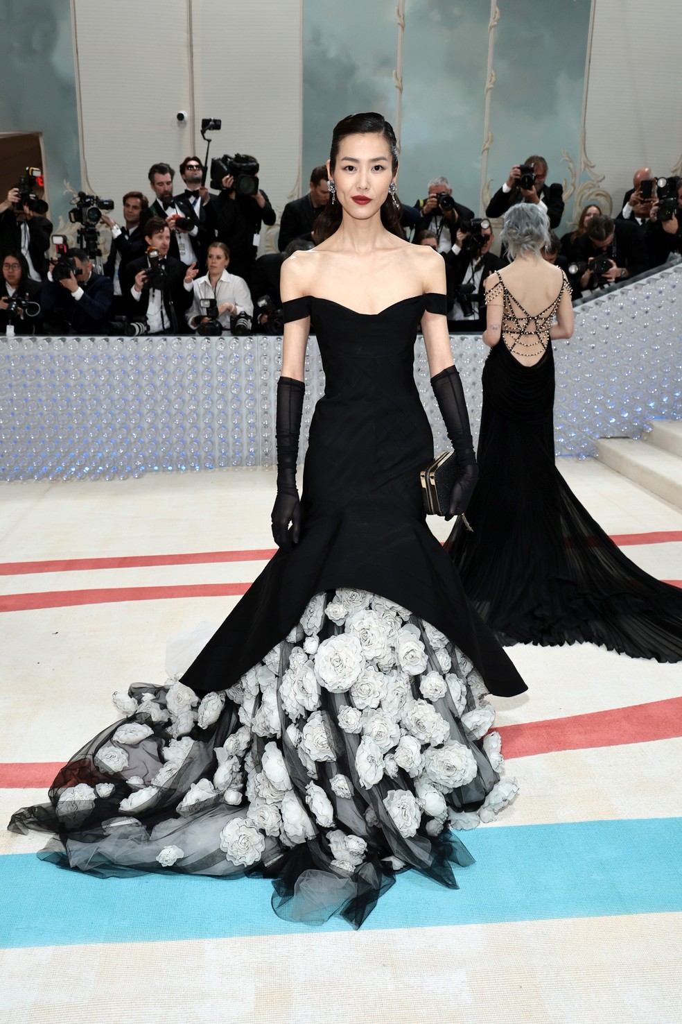 Liu Wen no MET Gala 2023 — Foto: Getty Images