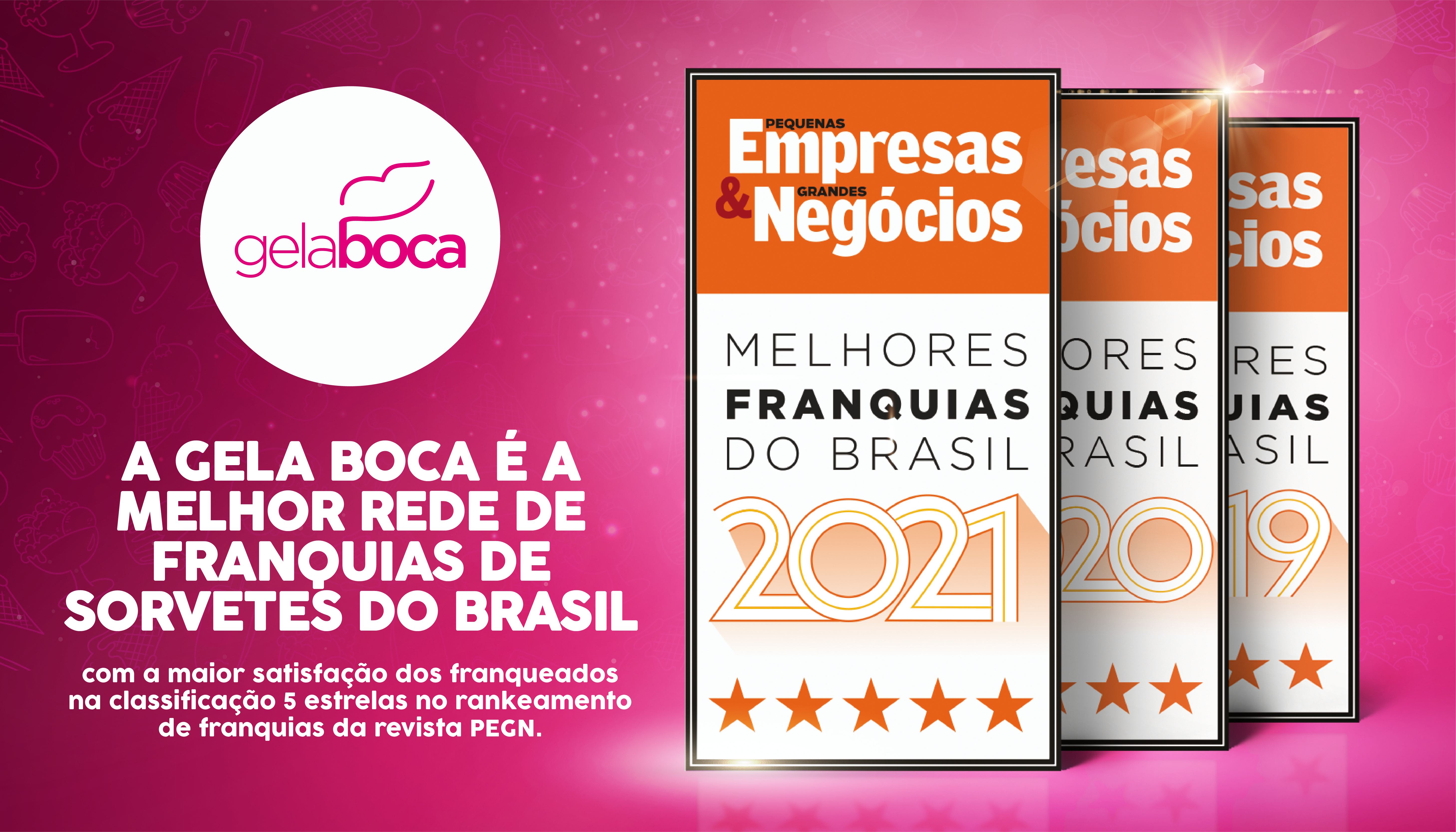 Empresa do interior é eleita como a melhor rede de franquias de sorvetes do Brasil