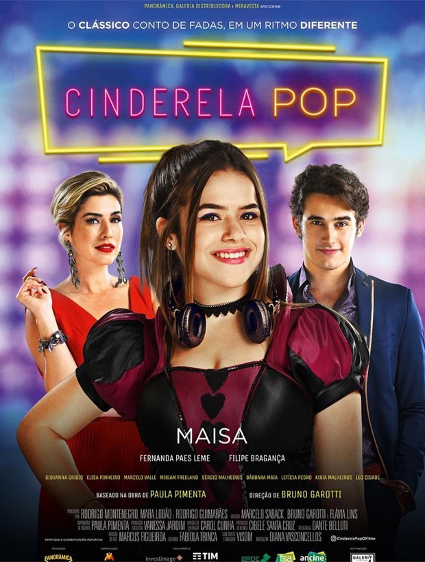 Cartaz do filme Ciderela Pop, longa-metragem protagonizado por Maisa (Foto: Reprodução/Instagram)