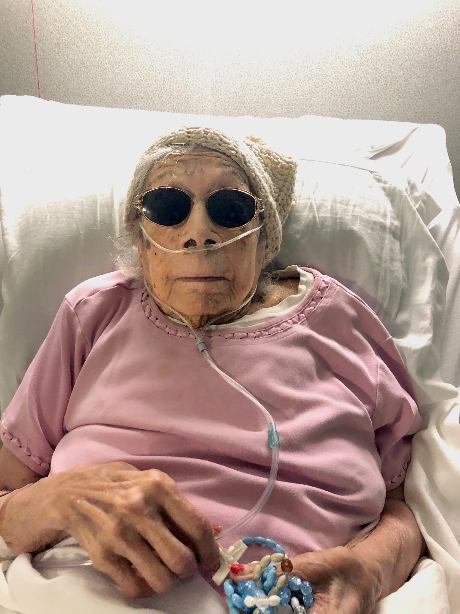 Lucia DeClerck, 105, disse que seu segredo para uma vida longa era simples. 