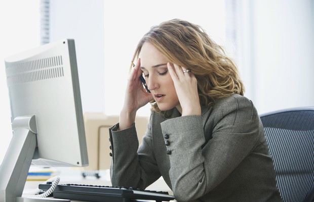 O estresse é o segundo problema de saúde relacionado ao trabalho mais frequente na Europa ; carreira ; cansaço no trabalho ; falta de energia no trabalho ;  (Foto: Dreamstime)