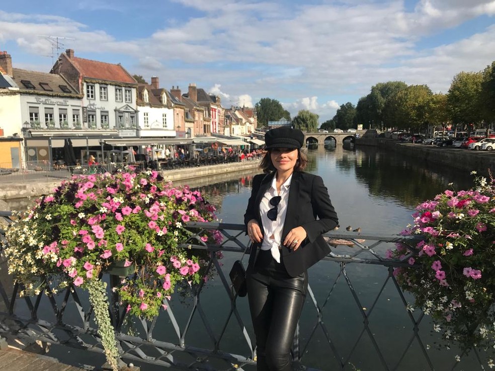No roteiro de Giácomo está Amiens, destino perfeito para um bate-volta de Paris, com jardins flutuantes e canais românticos — Foto: Arquivo Pessoal
