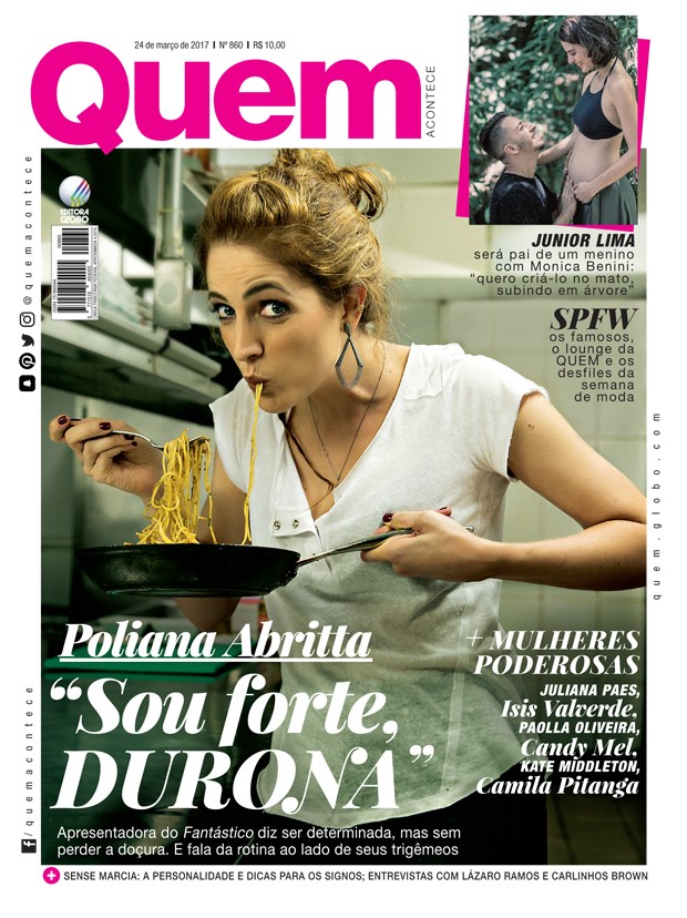 Poliana Abritta é capa da QUEM (Foto: Gerard Giaume/Ed. Globo)