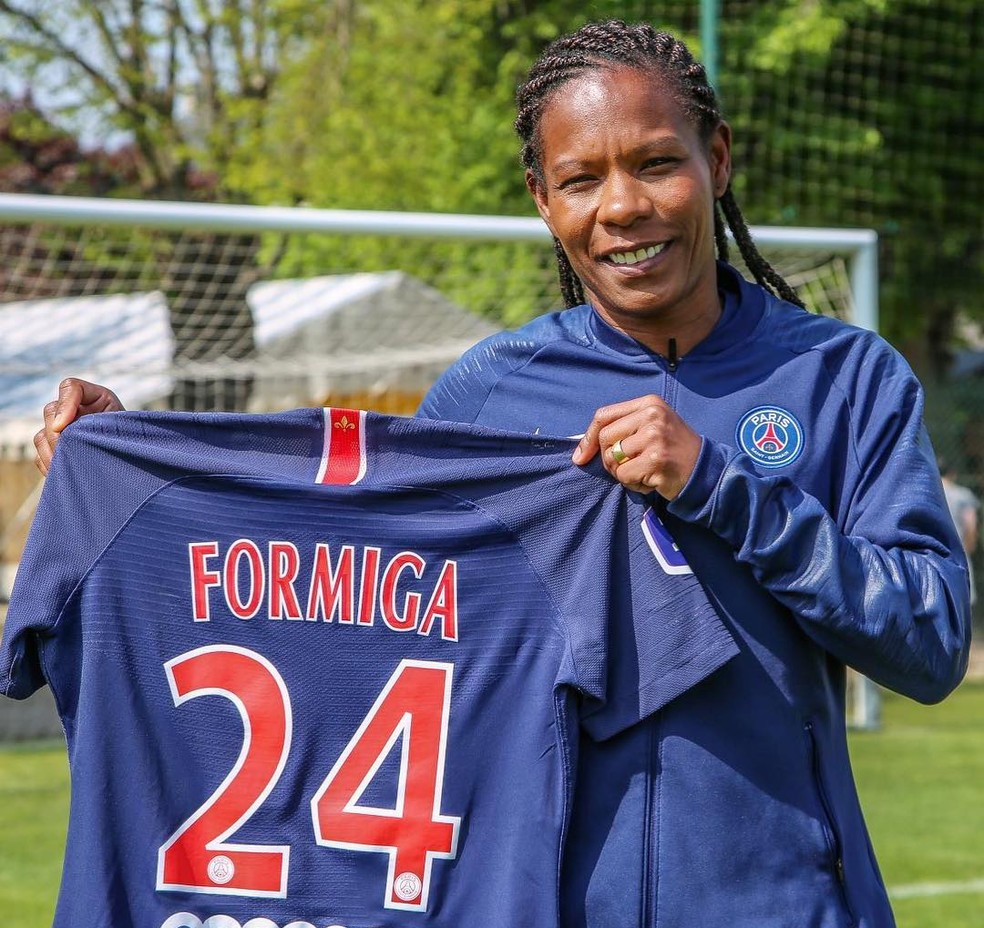 Formiga renovou recentemente o contrato com o Paris Saint-Germain â€” Foto: ReproduÃ§Ã£o/Instagram