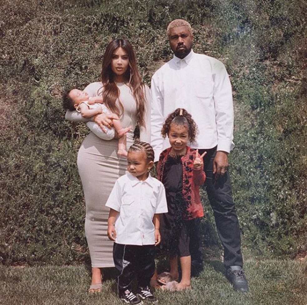 Kim Kardashian e Kanye West filhos