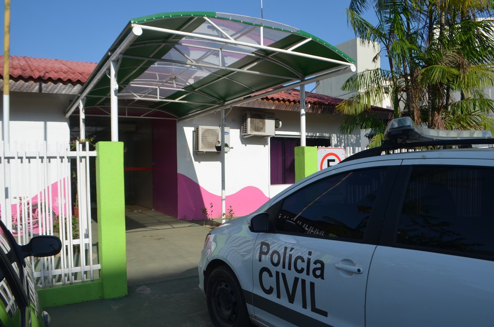 Delegacia de Crimes Contra a Mulher, em Macapá, funciona no bairro Santa Inês — Foto: Jorge Abreu/Arquivo G1 
