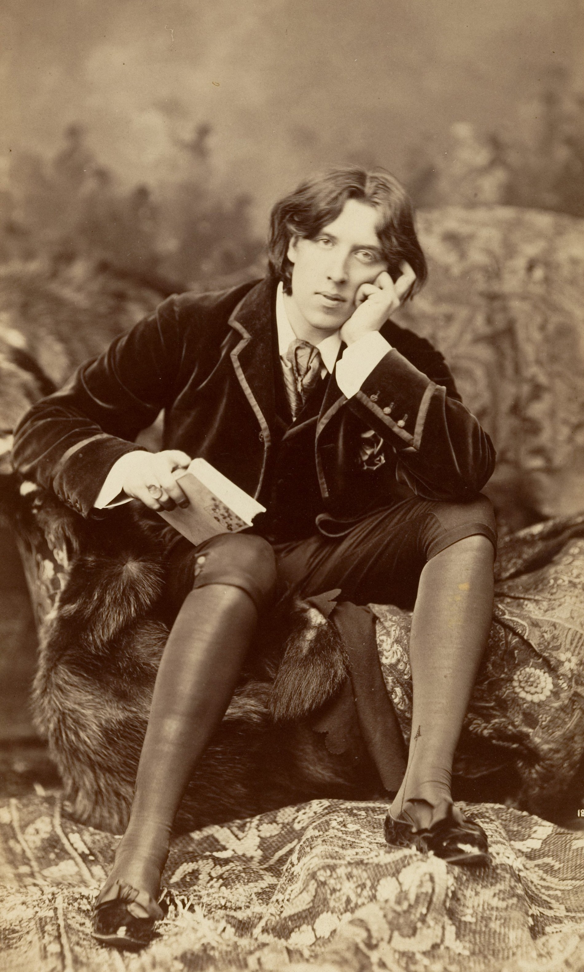 Oscar Wilde, autor de O Retrato de Dorian Gray (Foto: Wikimedia/Napoleon Sarony - Metropolitan Museum of Art)