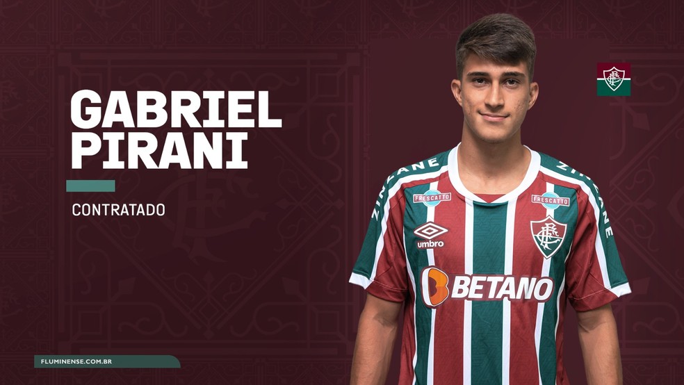 Gabriel Pirani &eacute; anunciado pelo Fluminense &mdash; Foto: ge