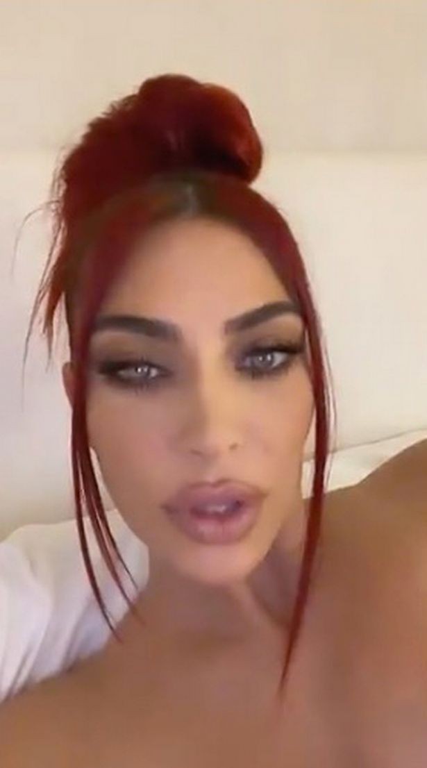 Kim Kardashian exibe novo visual em seu Instagram  (Foto: Reprodução Instagram )