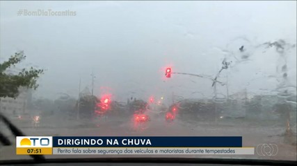 Perito fala sobre segurança dos veículos e do motorista durante tempestades