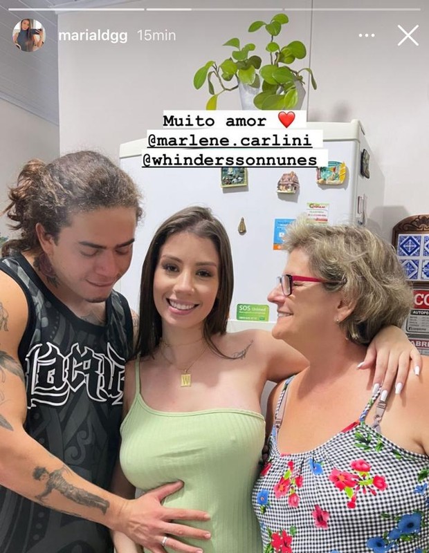 Maria Lina e Whindersson Nunes passam dia em família (Foto: Reprodução/Instagram)