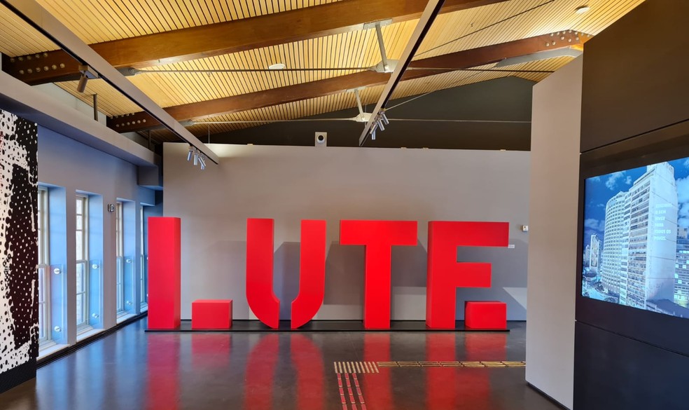 Exposição permanente do Museu da Língua Portuguesa foi revista e ampliada — Foto: Bárbara Muniz Vieira/G1