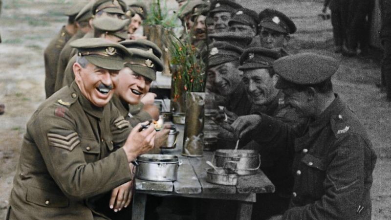 Peter Jackson restaurou gravações da Primeira Guerra Mundial (Foto: Imperial War Museum via BBC News)