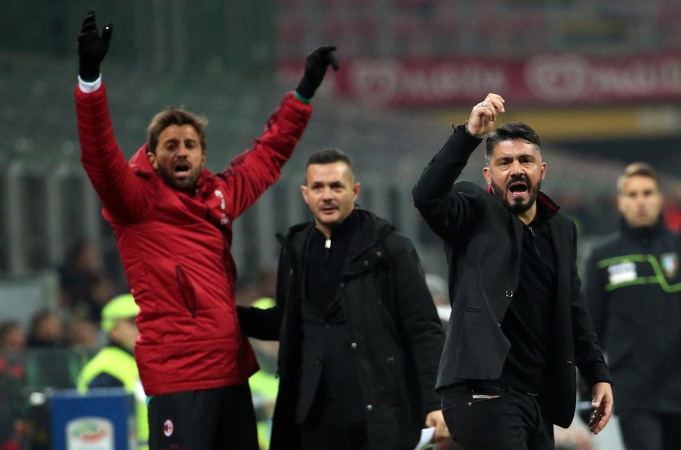 Gattuso assumiu o comando do Milan em dezembro do ano passado (Foto: EFE)