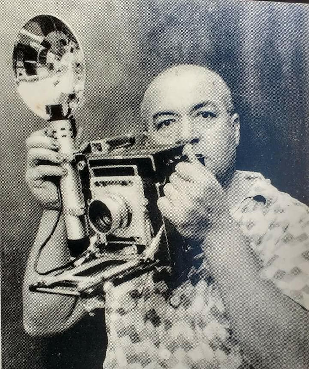 Fotógrafo Lázaro Papazian, considerado o primeiro repórter fotográfico de Mato Grosso — Foto: Arquivo pessoal