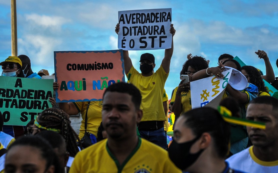 Protesto de bolsonaristas em Salvador  07/09/2021