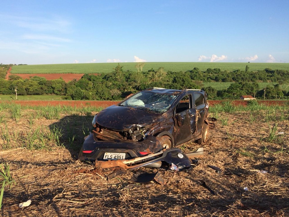 Estudante de medicina de Nova Europa morreu depois de capotar o carro na rodovia entre Araraquara e Gavião Peixoto. — Foto: A CidadeON/Araraquara