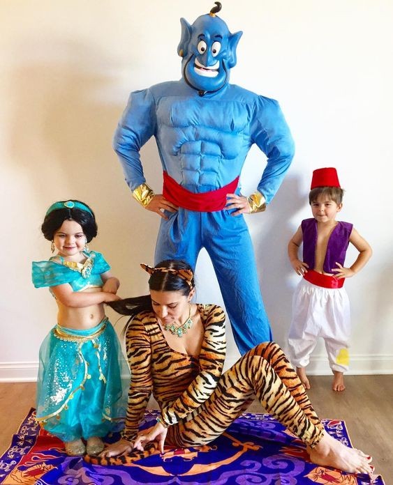 Fantasia de Halloween: Aladdin (Foto: @veroniquevicaribarnes / Instagram / Reprodução)