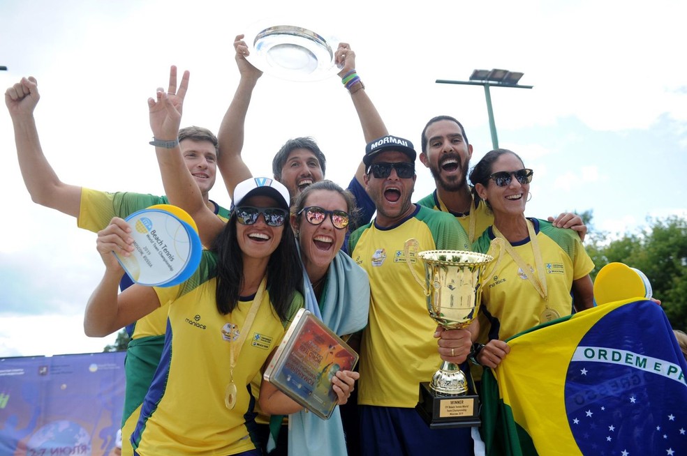 Brasil campeão da última edição do mundial, em 2019 — Foto: Arquivo Pessoal