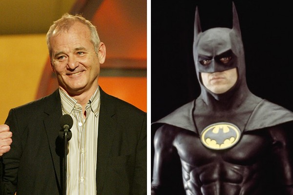 Bill Murray perdeu o papel de Batman para Michael Keaton (Foto: Getty Images / Reprodução)