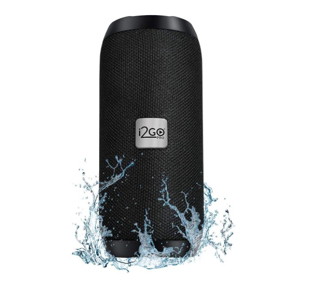  Caixa De Som Bluetooth Essential Sound Go I2go 10W RMS Resistente À Água, Preto (Foto: Divulgação)