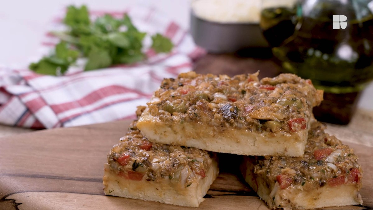 Pizza de sardinha Receitas