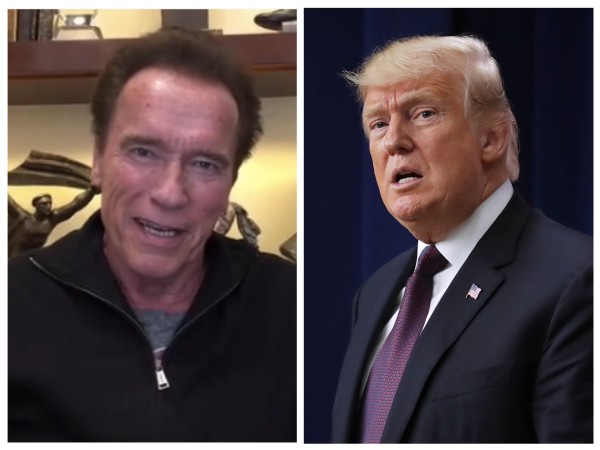 Arnold Schwarzenegger e Donald Trump (Foto: Instagram / Getty Images)
