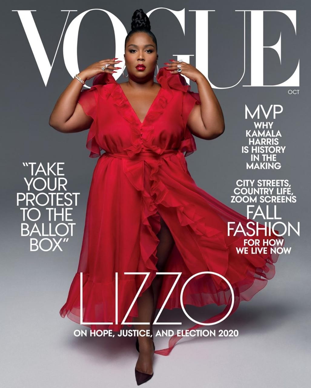 Lizzo estrela capa de outubro da Vogue Americana (Foto: Reprodução/Instagram)