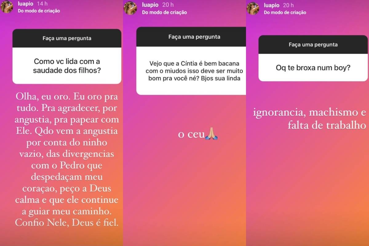Luana Piovani responde a seguidores (Foto: Reprodução/Instagram)
