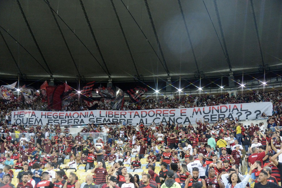 Torcida do Flamengo no Fla-Flu — Foto: André Durão