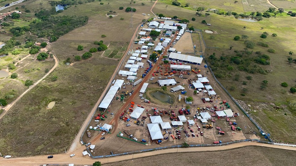 Área do Sealba Show em Itabaiana (SE) — Foto: Faese