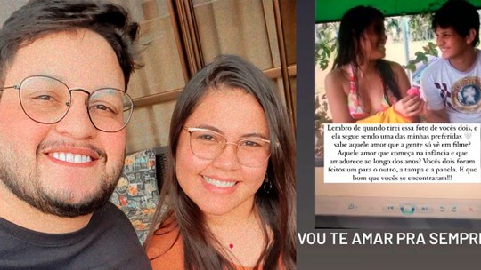 Mulher de Maurlio posta foto antiga do casal: 'Vou te amar para sempre'