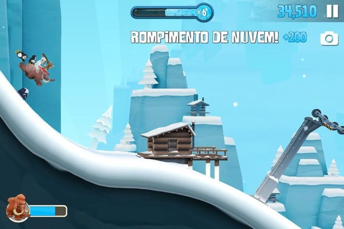 Papai Noel Yeti e outras maluquices neste divertido game para iOS (Foto: Divulgação / Sleepy)