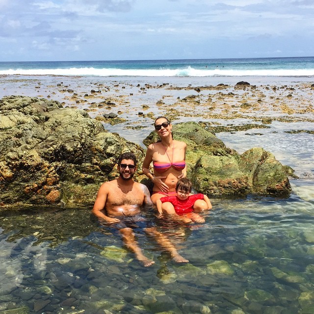 A atriz Luana Piovani curte a praia em família (Foto: Reprodução - Instagram)